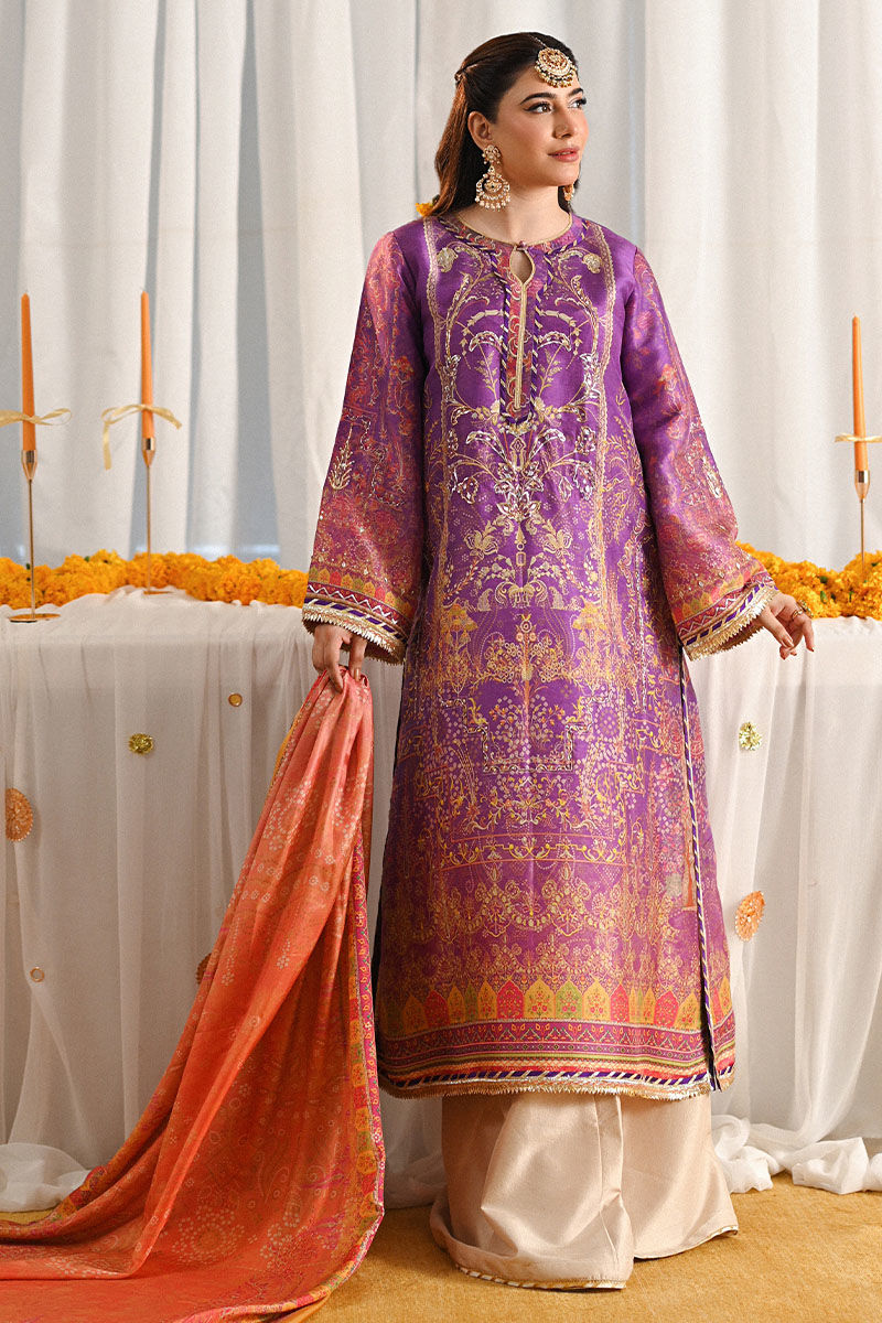 Ansab Jahangir | Marigold and Gota Formals | WANIA by Ansab Jahangir - Designer Dress - Type: Ladies Clothes - Available at Libayah - 100% Original