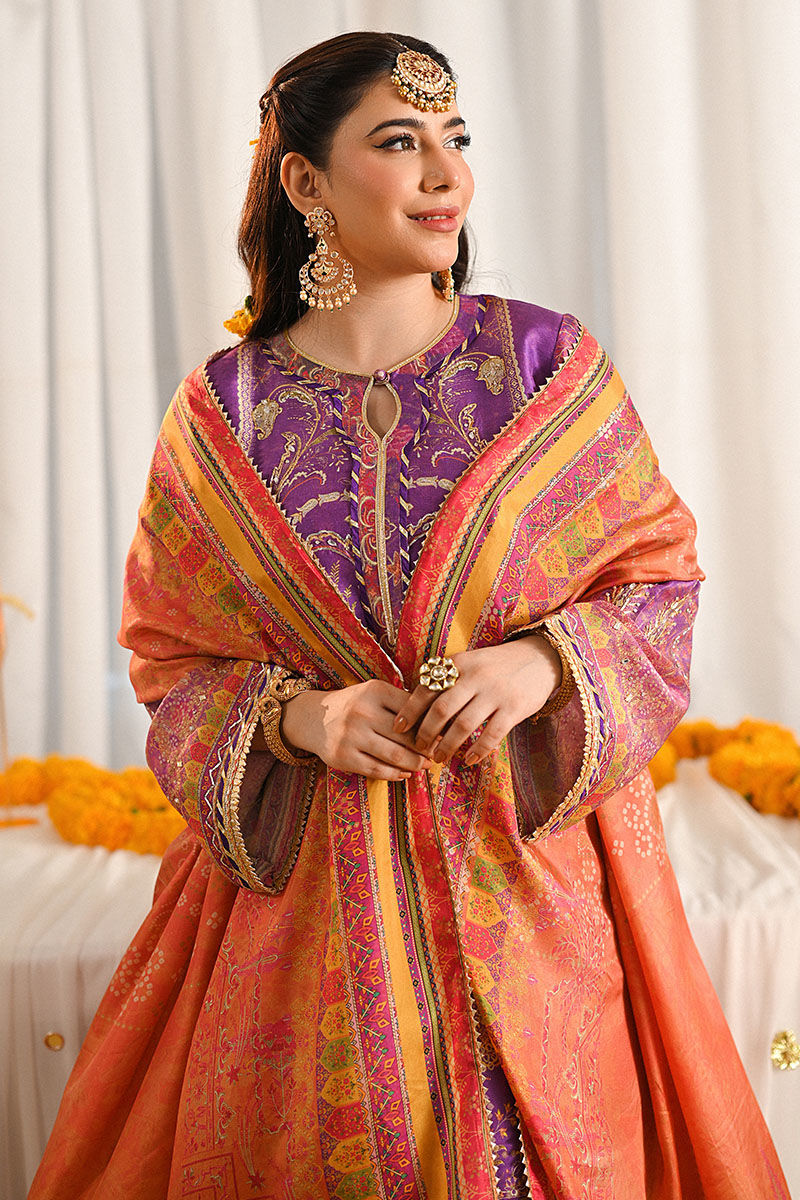 Ansab Jahangir | Marigold and Gota Formals | WANIA by Ansab Jahangir - Designer Dress - Type: Ladies Clothes - Available at Libayah - 100% Original