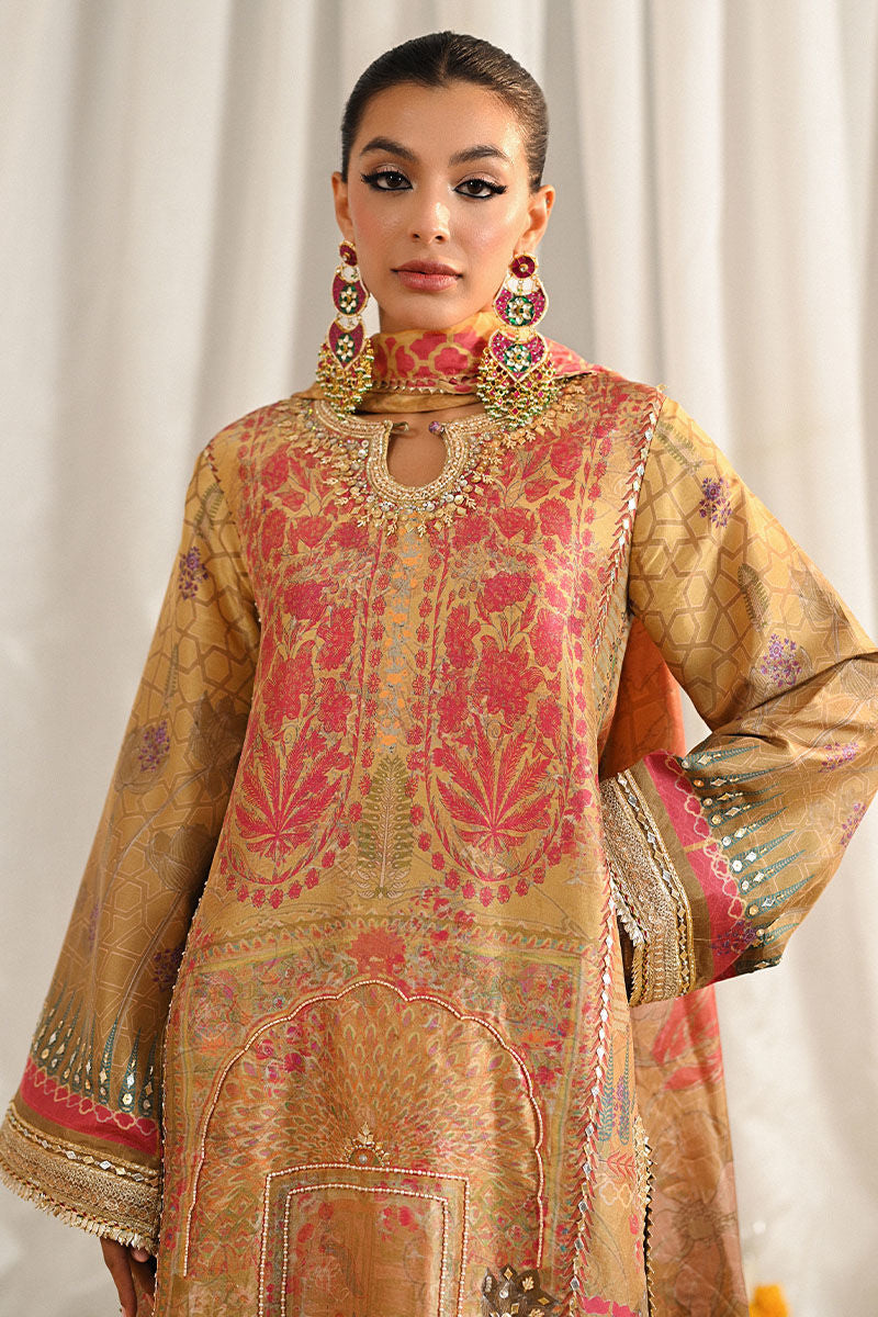Ansab Jahangir | Marigold and Gota Formals | ASMARA by Ansab Jahangir - Designer Dress - Type: Ladies Clothes - Available at Libayah - 100% Original