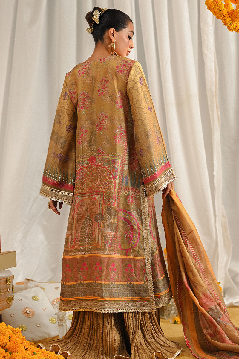 Ansab Jahangir | Marigold and Gota Formals | ASMARA by Ansab Jahangir - Designer Dress - Type: Ladies Clothes - Available at Libayah - 100% Original