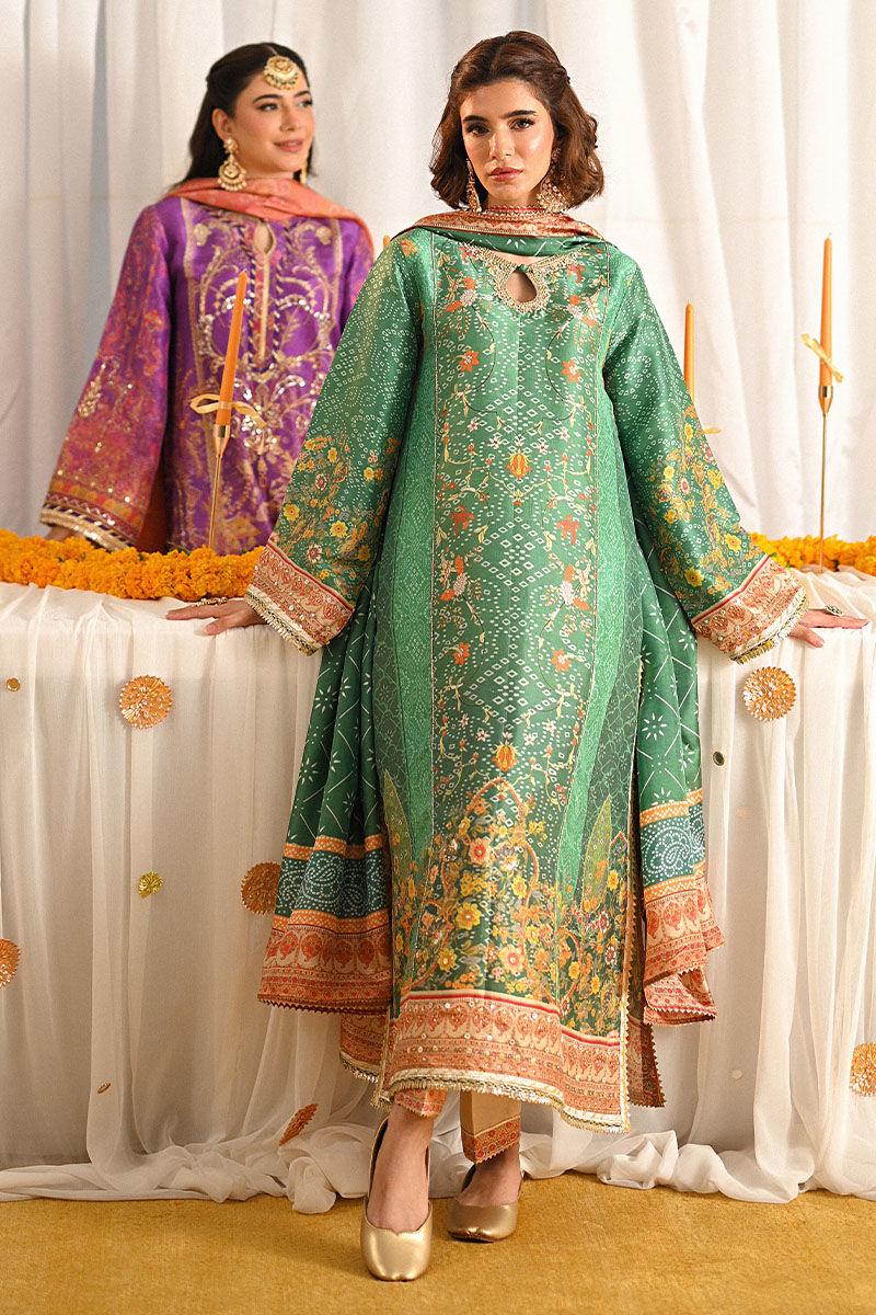 Ansab Jahangir | Marigold and Gota Formals | AYANA by Ansab Jahangir - Designer Dress - Type: Ladies Clothes - Available at Libayah - 100% Original