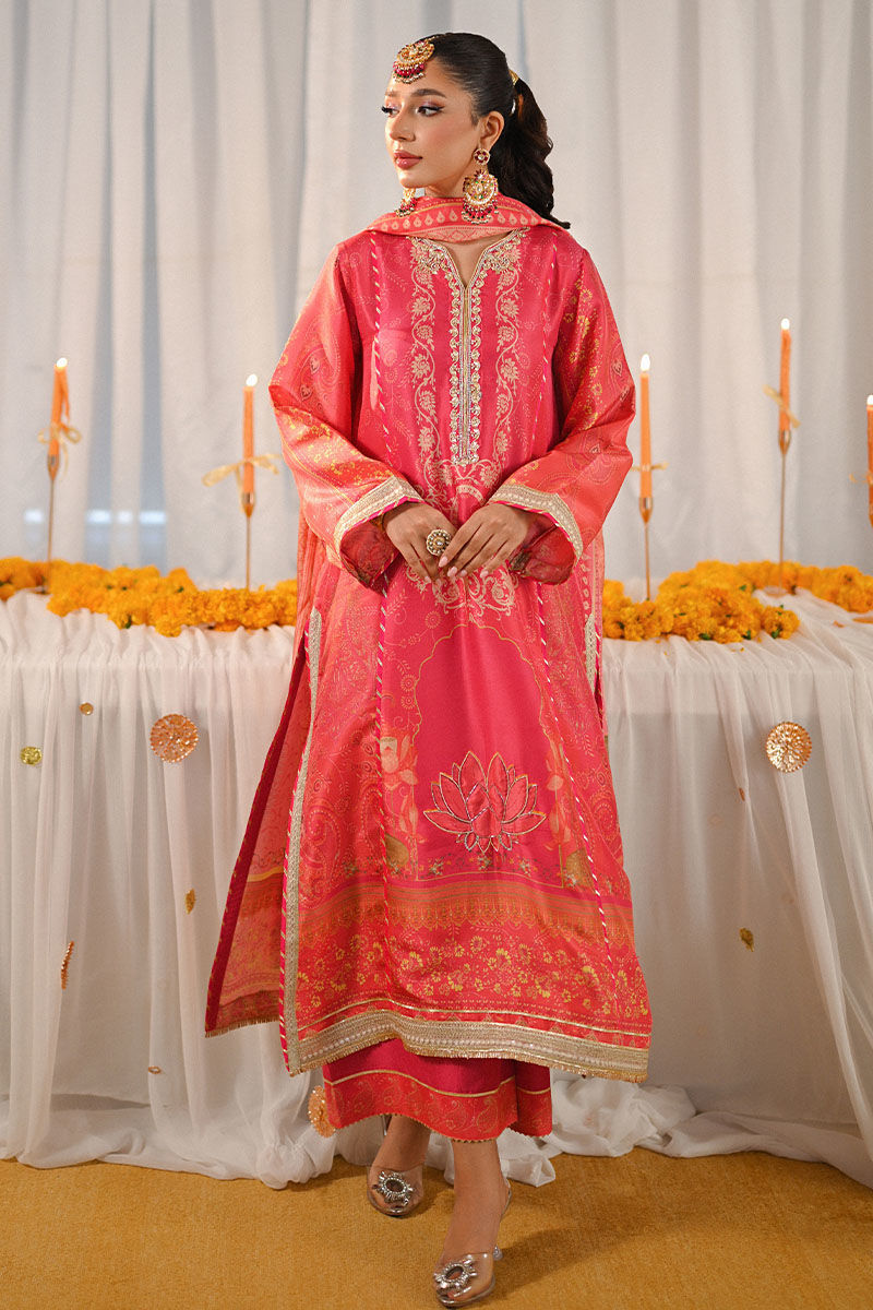Ansab Jahangir | Marigold and Gota Formals | MEERAB by Ansab Jahangir - Designer Dress - Type: Ladies Clothes - Available at Libayah - 100% Original