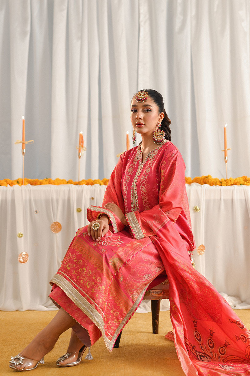 Ansab Jahangir | Marigold and Gota Formals | MEERAB by Ansab Jahangir - Designer Dress - Type: Ladies Clothes - Available at Libayah - 100% Original
