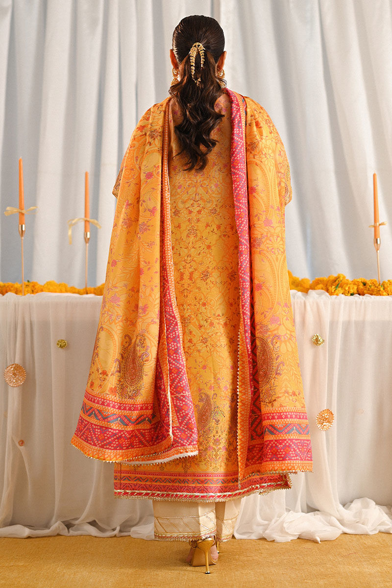 Ansab Jahangir | Marigold and Gota Formals | PARISHAY by Ansab Jahangir - Designer Dress - Type: Ladies Clothes - Available at Libayah - 100% Original