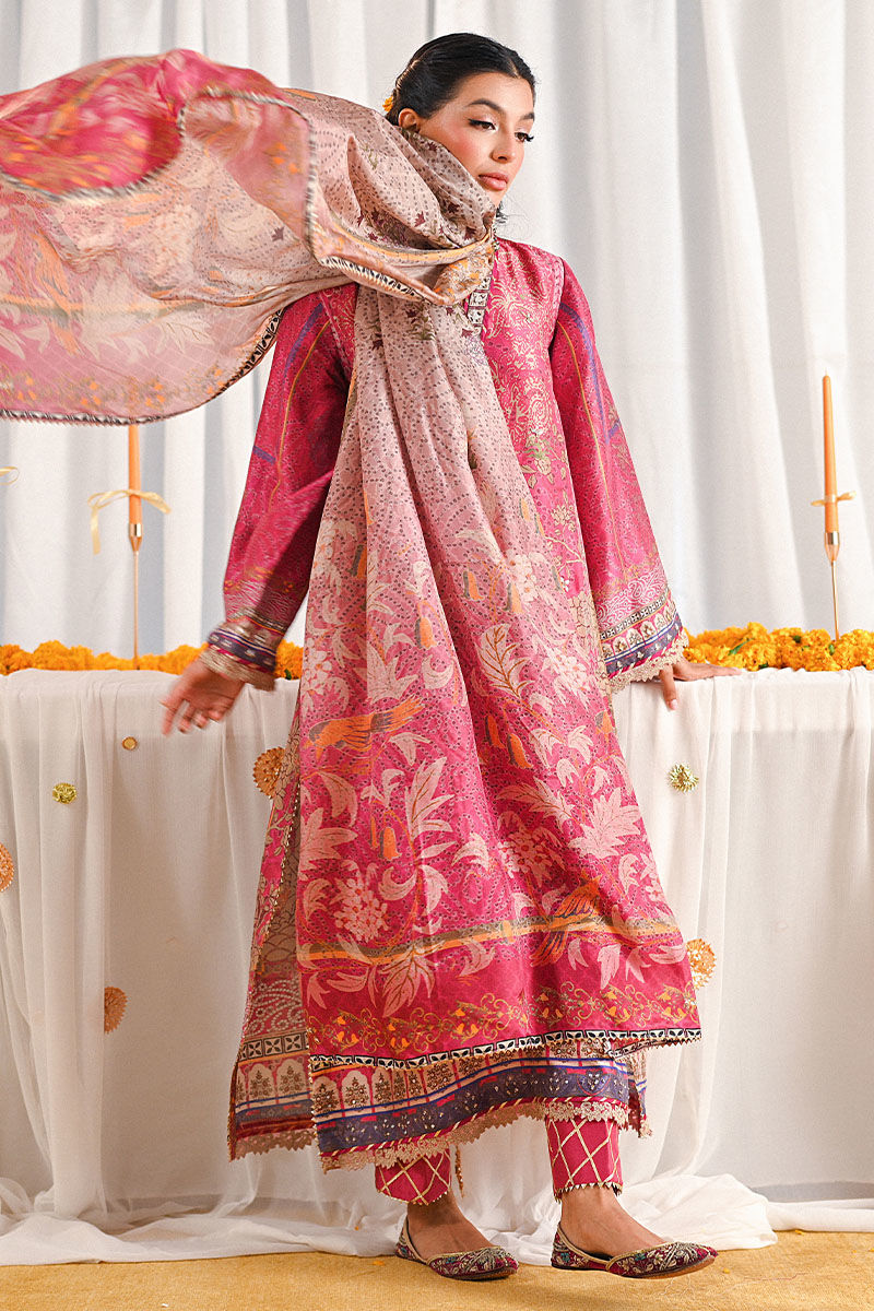 Ansab Jahangir | Marigold and Gota Formals | HANEEN by Ansab Jahangir - Designer Dress - Type: Ladies Clothes - Available at Libayah - 100% Original