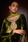 Ansab Jahangir | Bow Velvet Edit | HARLEY by Ansab Jahangir - Designer Dress - Type: Ladies Clothes - Available at Libayah - 100% Original