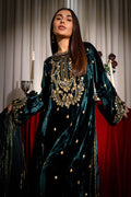 Ansab Jahangir | Bow Velvet Edit | BLAIR by Ansab Jahangir - Designer Dress - Type: Ladies Clothes - Available at Libayah - 100% Original