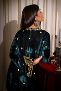 Ansab Jahangir | Bow Velvet Edit | BLAIR by Ansab Jahangir - Designer Dress - Type: Ladies Clothes - Available at Libayah - 100% Original