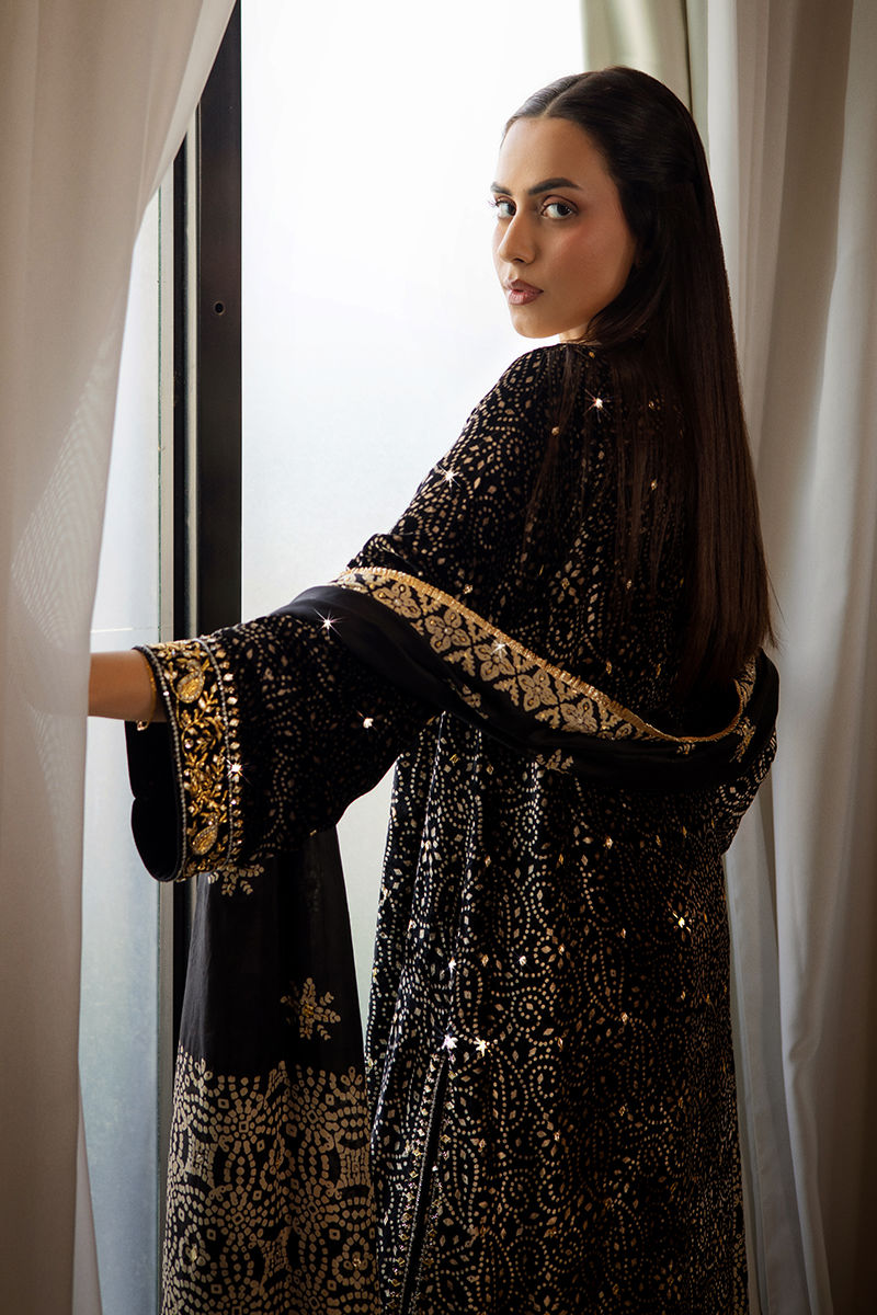 Ansab Jahangir | Bow Velvet Edit | ADELE by Ansab Jahangir - Designer Dress - Type: Ladies Clothes - Available at Libayah - 100% Original