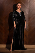 Ansab Jahangir | Bow Velvet Edit | ASHLEY by Ansab Jahangir - Designer Dress - Type: Ladies Clothes - Available at Libayah - 100% Original