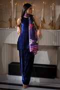 Ansab Jahangir | Bow Velvet Edit | WINSLET by Ansab Jahangir - Designer Dress - Type: Ladies Clothes - Available at Libayah - 100% Original