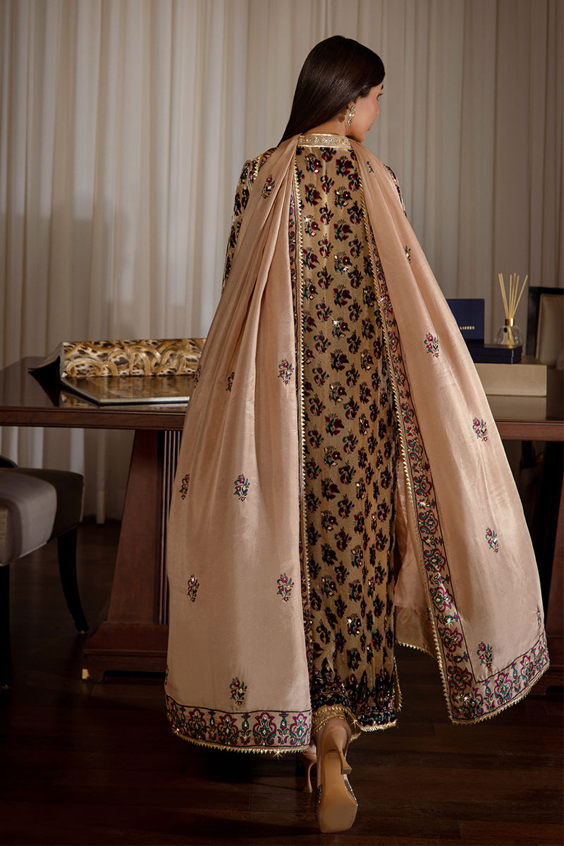 Ansab Jahangir | Bow Velvet Edit | LAUREN by Ansab Jahangir - Designer Dress - Type: Ladies Clothes - Available at Libayah - 100% Original