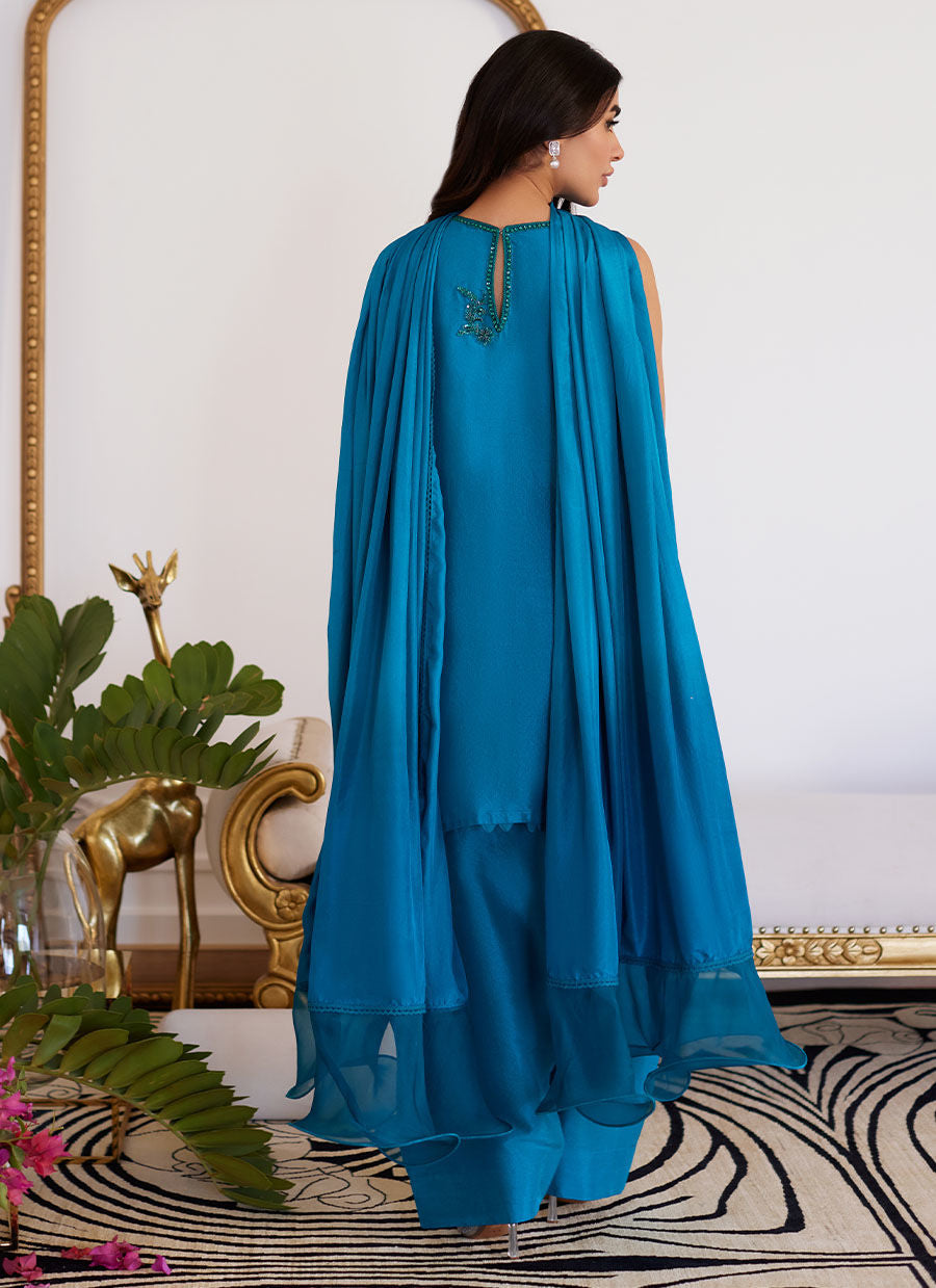 Farah Talib Aziz | Luna Eid Collection 24 | LILOU by Farah Talib Aziz - Designer Dress - Type: Ladies Clothes - Available at Libayah - 100% Original