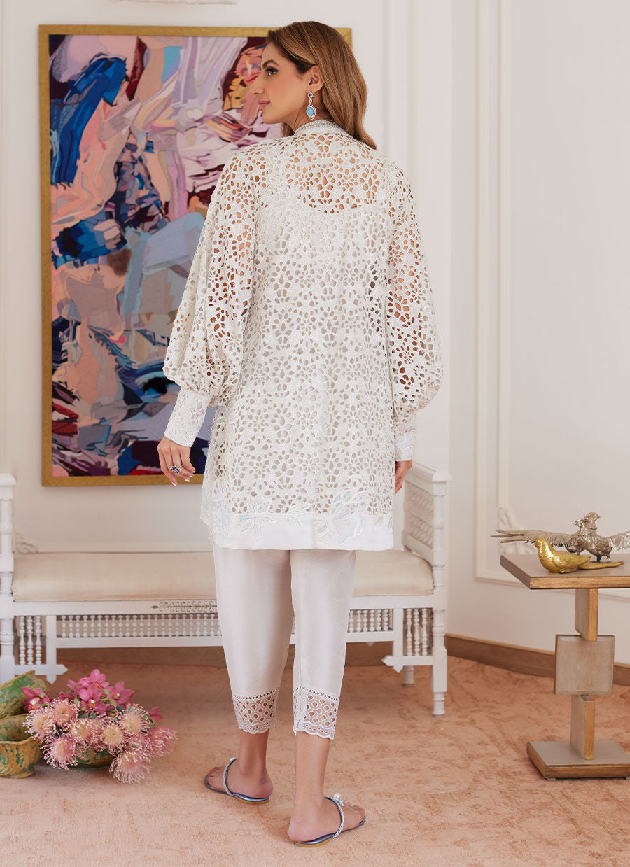Farah Talib Aziz | Luna Eid Collection 24 | OPHELIA IVORY by Farah Talib Aziz - Designer Dress - Type: Ladies Clothes - Available at Libayah - 100% Original