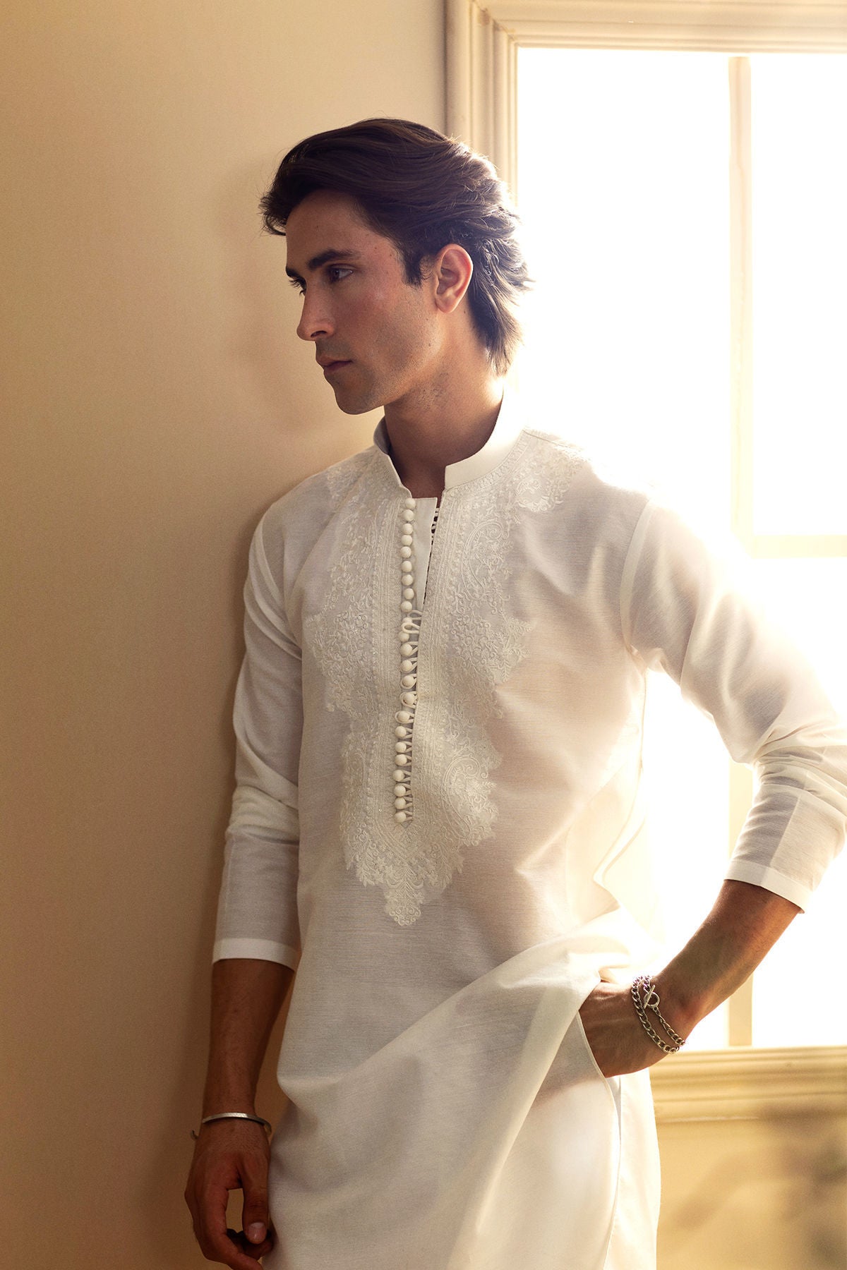 Annus Abrar | Eid Elemental Festive | Behrang by Annus Abrar - Designer Dress - Type: MensWear - Available at Libayah - 100% Original