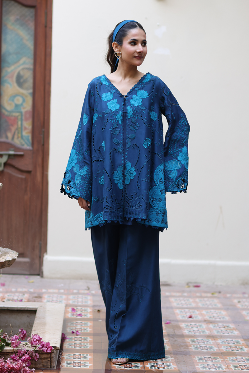 Ansab Jahangir | Eid Luxe Pret 25 | Donatella by Ansab Jahangir - Designer Dress - Type: Ladies Clothes - Available at Libayah - 100% Original
