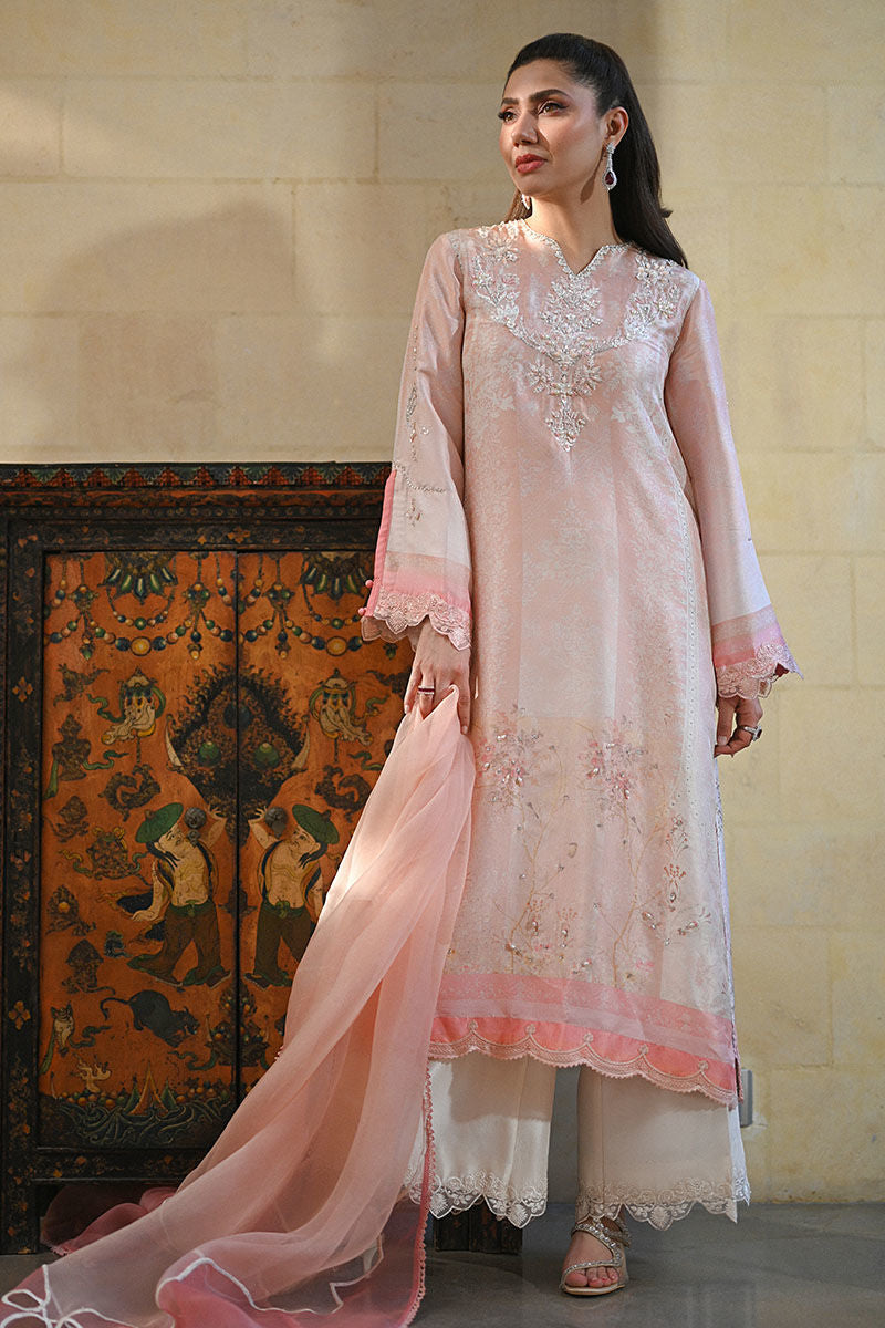 Ansab Jahangir | Secrets and Silk Eid Edit Silks 25 | Camira Shirt and Dupatta by Ansab Jahangir - Designer Dress - Type: Ladies Clothes - Available at Libayah - 100% Original