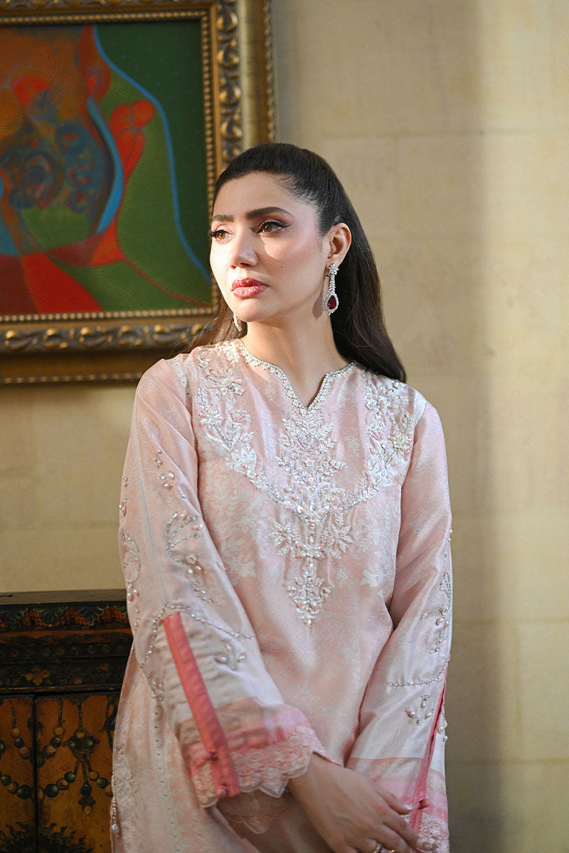 Ansab Jahangir | Secrets and Silk Eid Edit Silks 25 | Camira Shirt and Dupatta by Ansab Jahangir - Designer Dress - Type: Ladies Clothes - Available at Libayah - 100% Original