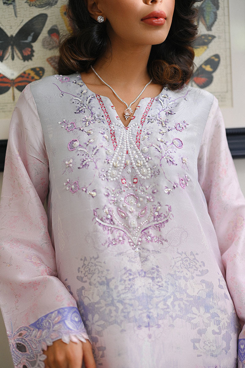 Ansab Jahangir | Secrets and Silk Eid Edit Silks 25 | Marisca Shirt and Dupatta by Ansab Jahangir - Designer Dress - Type: Ladies Clothes - Available at Libayah - 100% Original