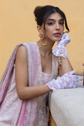 Ansab Jahangir | Zoha Luxury Lawn 25 | Pearl Pink by Ansab Jahangir - Designer Dress - Type: Ladies Clothes - Available at Libayah - 100% Original