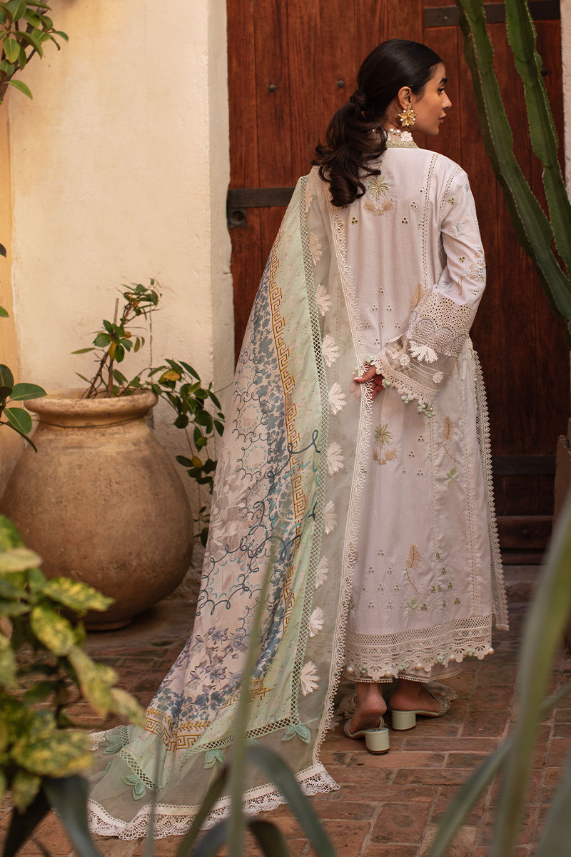 Ansab Jahangir | Zoha Luxury Lawn 25 | Baby's Breath by Ansab Jahangir - Designer Dress - Type: Ladies Clothes - Available at Libayah - 100% Original