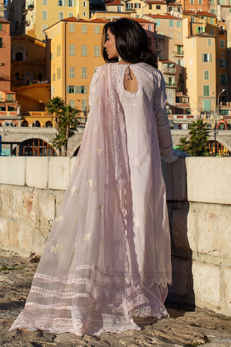 Ansab Jahangir | Zoha Luxury Lawn 25 | Pink Lady Apple by Ansab Jahangir - Designer Dress - Type: Ladies Clothes - Available at Libayah - 100% Original