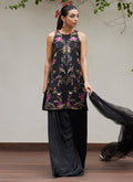 Farah Talib Aziz | Designer Picks 24 | SIYA BLACK EMBROIDERED SHIRT AND DUPATTA by Farah Talib Aziz - Designer Dress - Type: Ladies Clothes - Available at Libayah - 100% Original