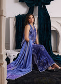 Farah Talib Aziz | Velvets The After Party | ISABEL PERIWINKLE SHIRT AND DUPATTA by Farah Talib Aziz - Designer Dress - Type: Ladies Clothes - Available at Libayah - 100% Original