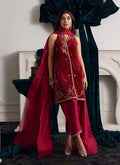 Farah Talib Aziz | Velvets The After Party | ISMAYA SHIRT AND DUPATTA by Farah Talib Aziz - Designer Dress - Type: Ladies Clothes - Available at Libayah - 100% Original