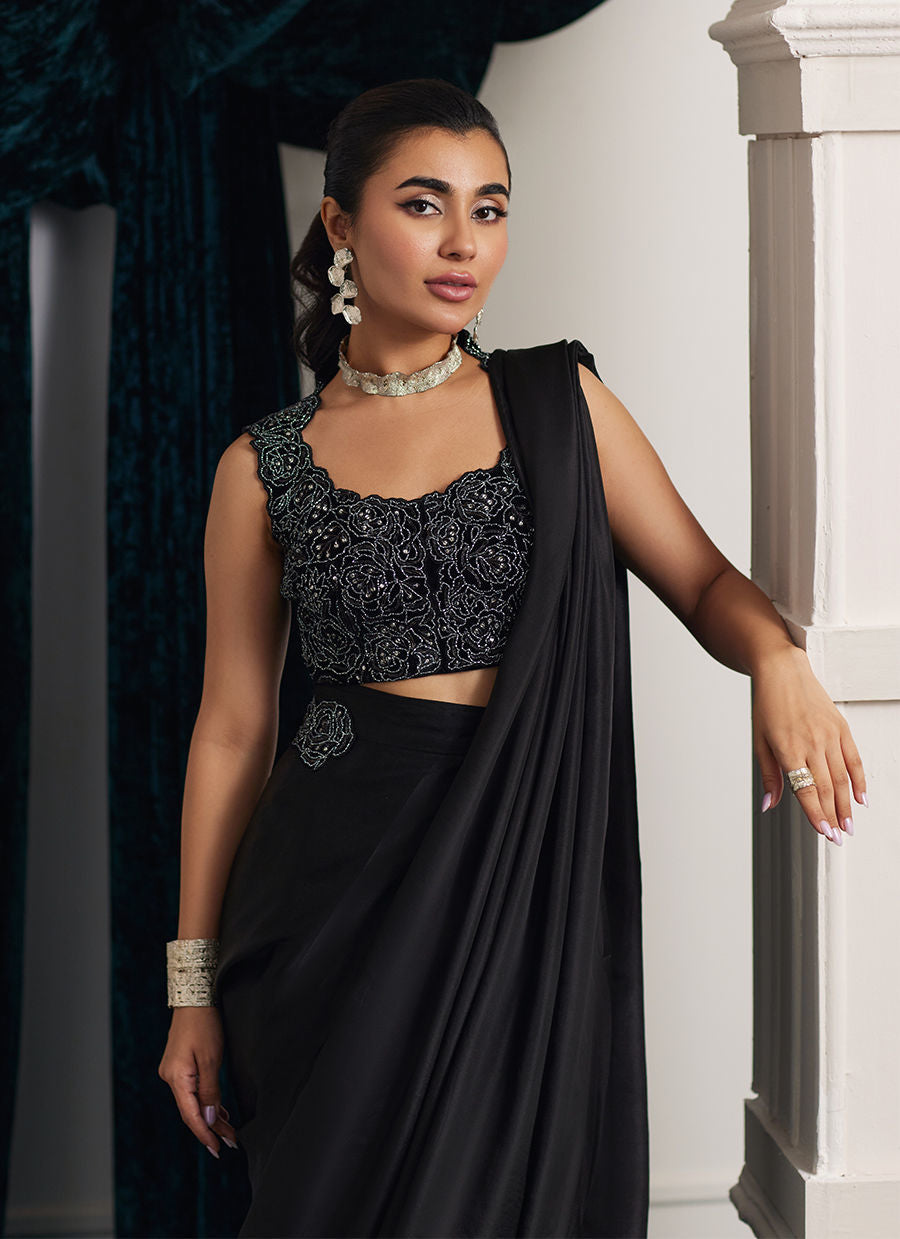 Farah Talib Aziz | Velvets The After Party | NENSI BURGUNDY SHIRT by Farah Talib Aziz - Designer Dress - Type: Ladies Clothes - Available at Libayah - 100% Original