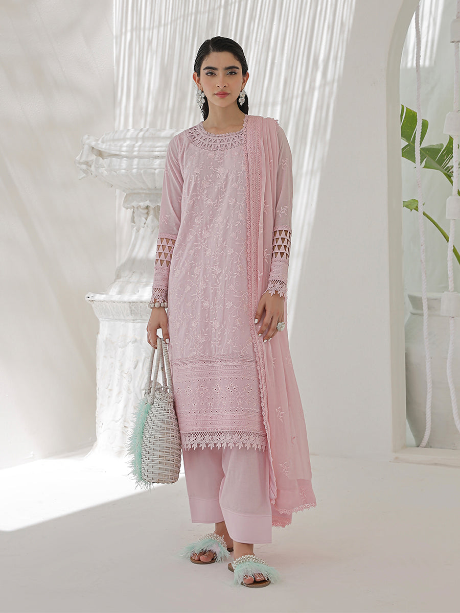 Salitex | Chikankari Collection | C01 by Salitex - Designer Dress - Type: Luxury - Available at Libayah - 100% Original