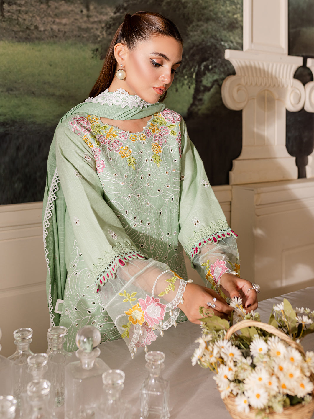 Parishay | Mira Winter | MW-02 | 3 PC Khaddar by Parishay - Designer Dress - Type: Luxury - Available at Libayah - 100% Original
