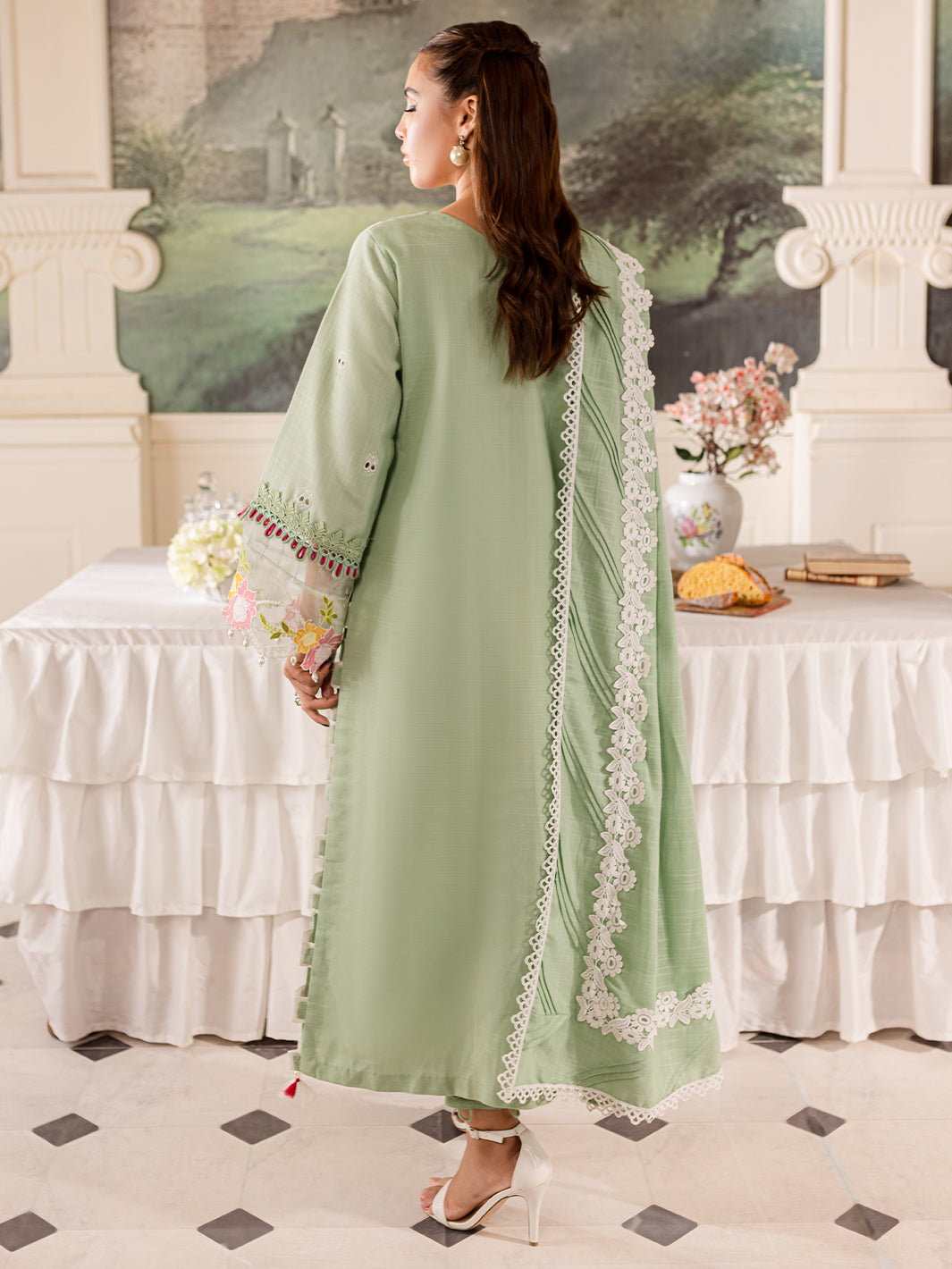 Parishay | Mira Winter | MW-02 | 3 PC Khaddar by Parishay - Designer Dress - Type: Luxury - Available at Libayah - 100% Original