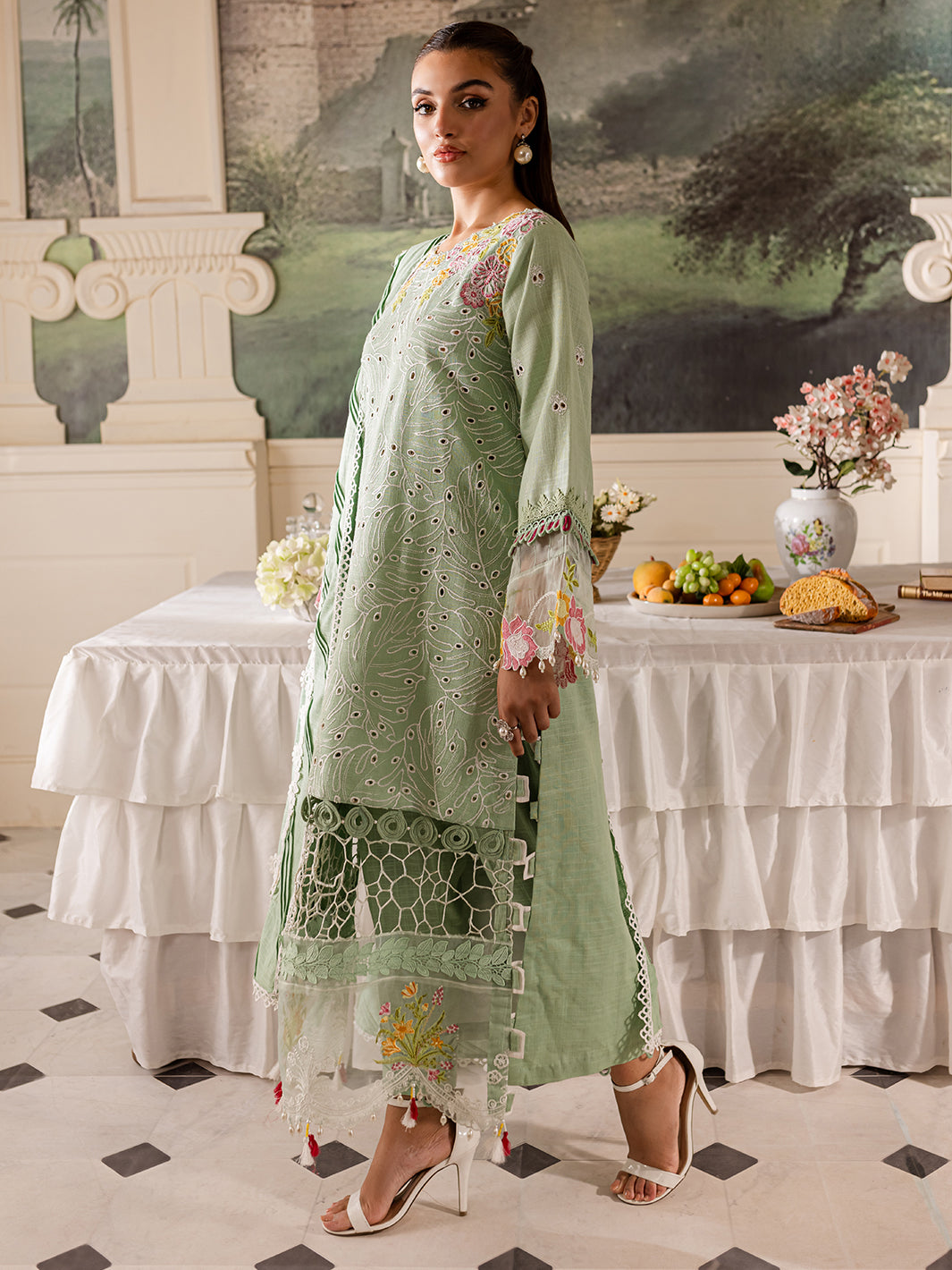 Parishay | Mira Winter | MW-02 | 3 PC Khaddar by Parishay - Designer Dress - Type: Luxury - Available at Libayah - 100% Original