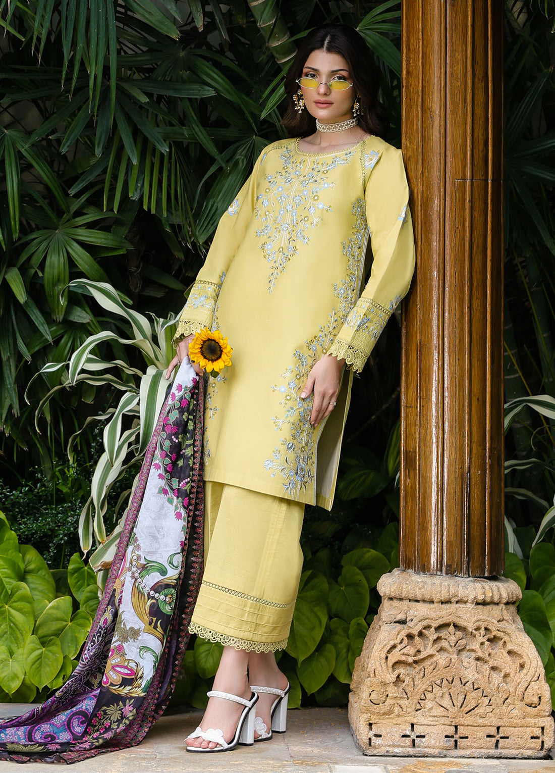 Sahane | Lovent Embroidered Pret 25 | ME23006 Corina by Sahane - Designer Dress - Type: Ladies Clothes - Available at Libayah - 100% Original