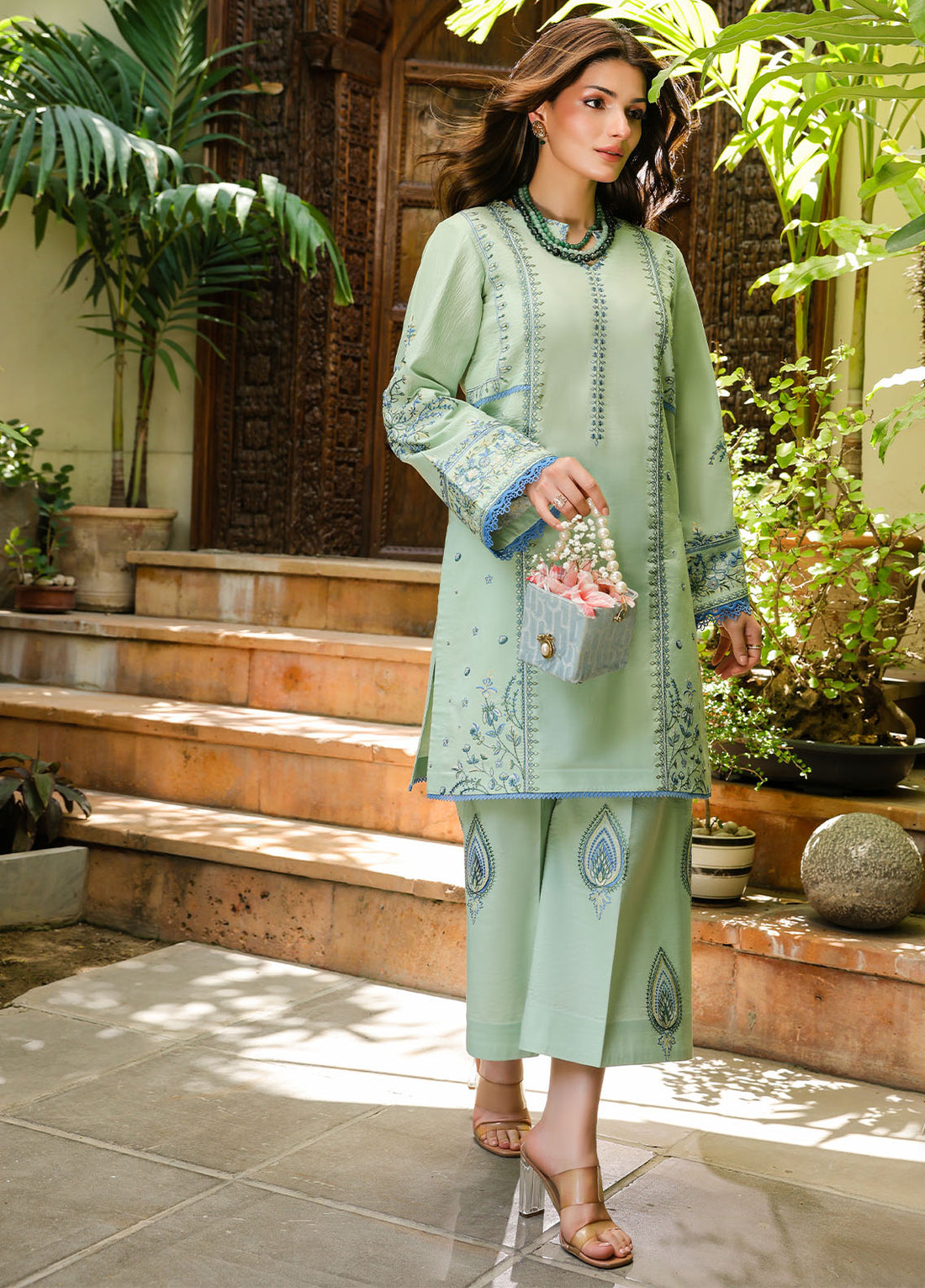 Sahane | Lovent Embroidered Pret 25 | ME23003 Zoe by Sahane - Designer Dress - Type: Ladies Clothes - Available at Libayah - 100% Original