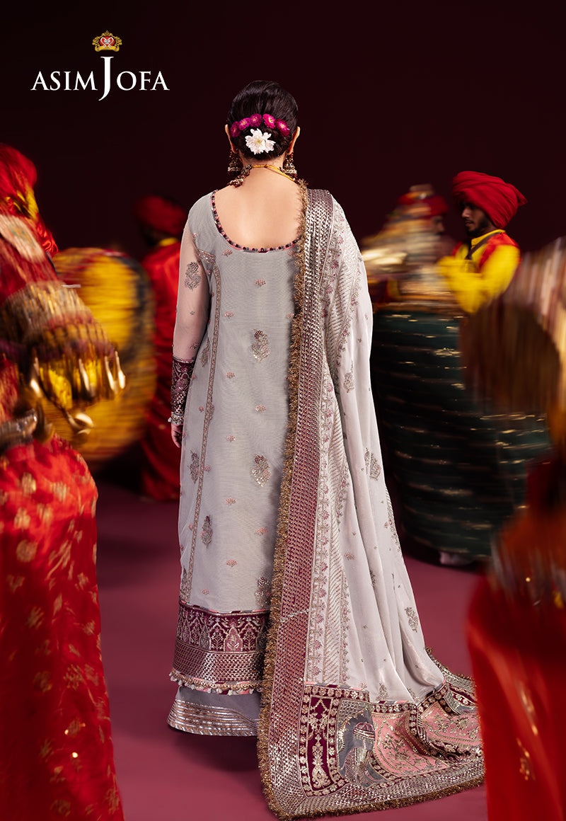 Asim Jofa | Makhmal Formals | AJMV-07 by Asim Jofa - Designer Dress - Type: Ladies Clothes - Available at Libayah - 100% Original