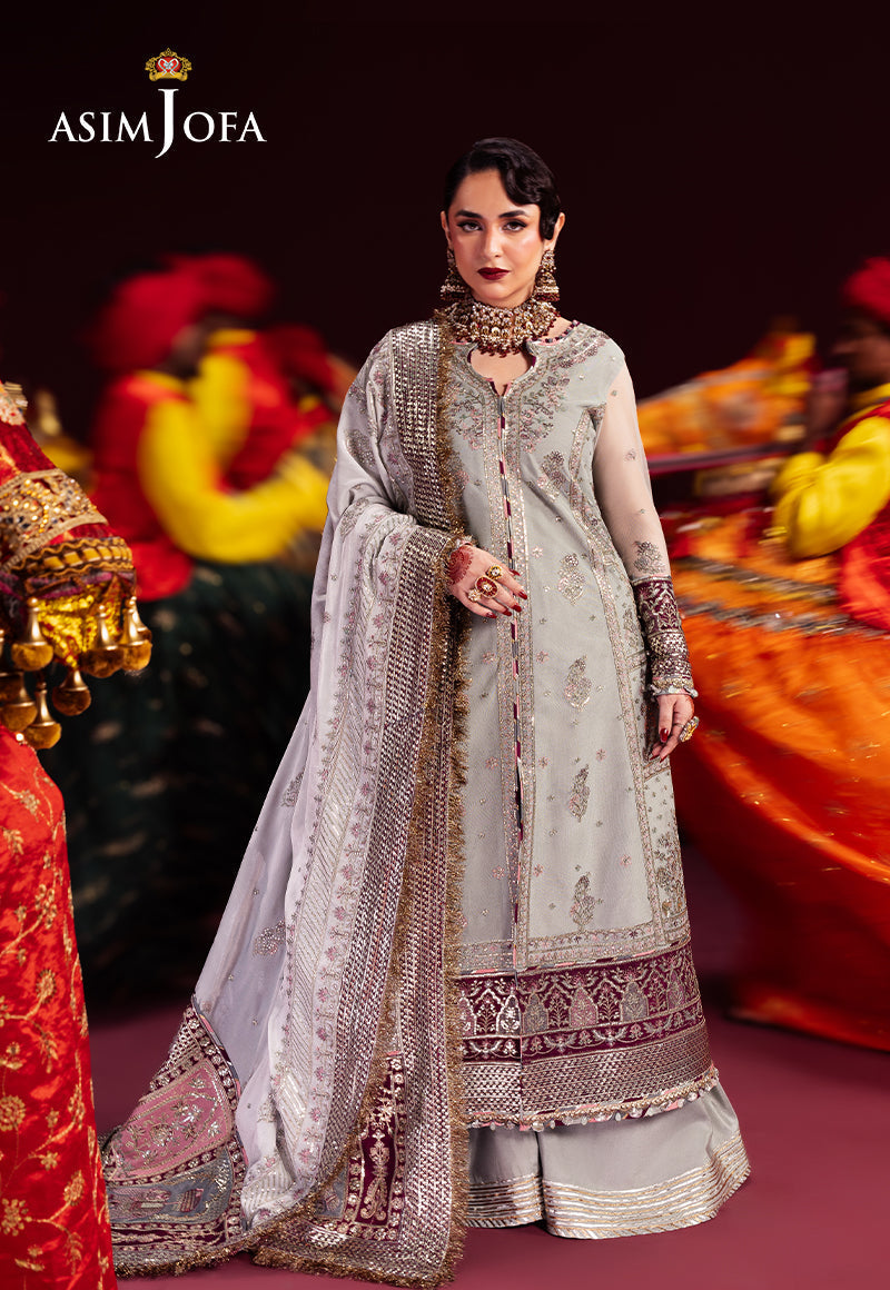Asim Jofa | Makhmal Formals | AJMV-07 by Asim Jofa - Designer Dress - Type: Ladies Clothes - Available at Libayah - 100% Original