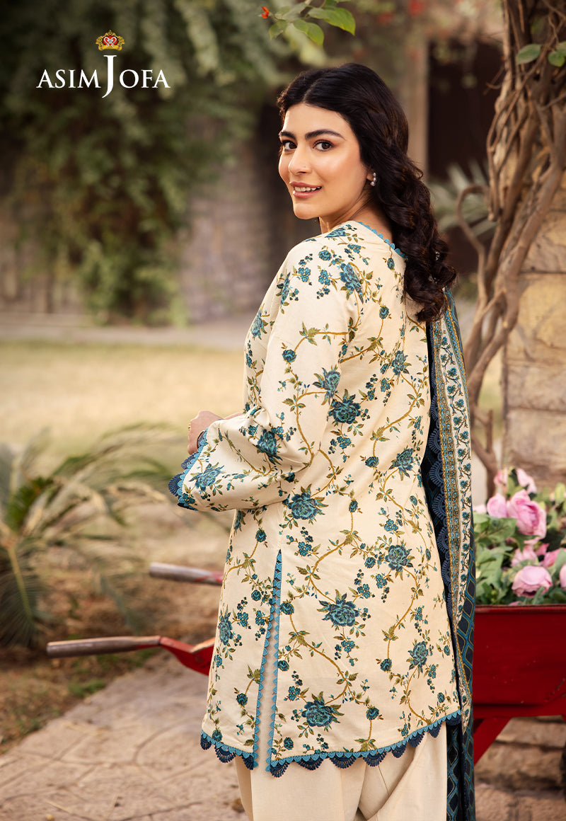 Asim Jofa | Prints Drop 2 | AJUBJ-34 by Asim Jofa - Designer Dress - Type: Ladies Clothes - Available at Libayah - 100% Original