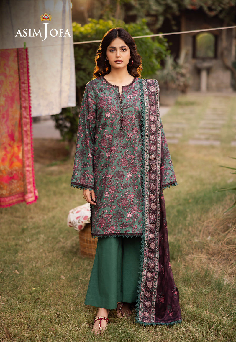 Asim Jofa | Prints Drop 2 | AJUBJ-32 by Asim Jofa - Designer Dress - Type: Ladies Clothes - Available at Libayah - 100% Original