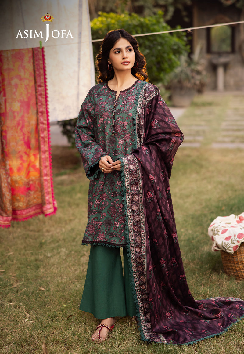 Asim Jofa | Prints Drop 2 | AJUBJ-32 by Asim Jofa - Designer Dress - Type: Ladies Clothes - Available at Libayah - 100% Original