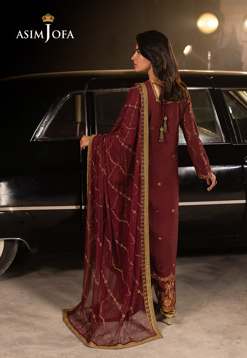 Asim Jofa | Luxury Festive Rejoice | AJLFF-04 by Asim Jofa - Designer Dress - Type: Ladies Clothes - Available at Libayah - 100% Original