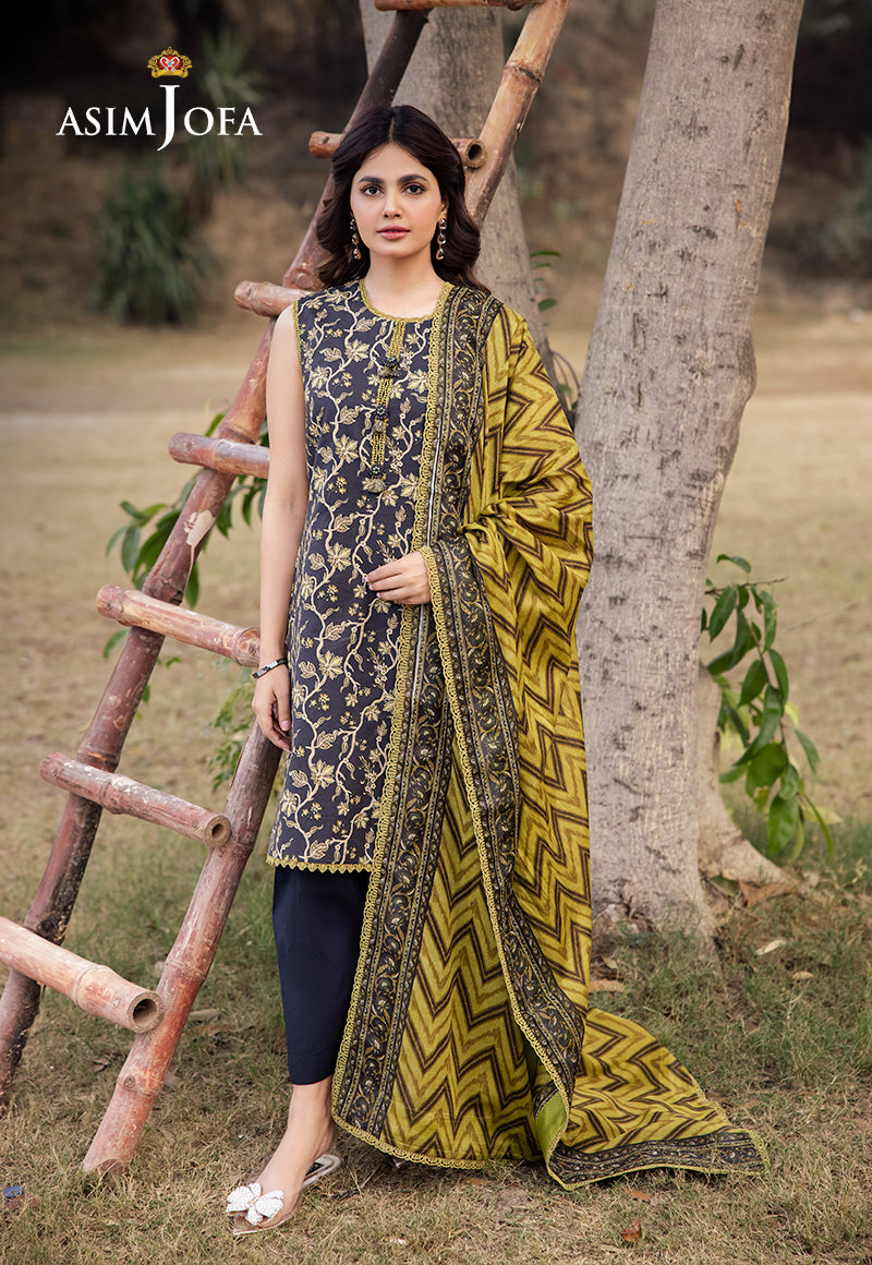 Asim Jofa | Prints Drop 2 | AJUBJ-26 by Asim Jofa - Designer Dress - Type: Ladies Clothes - Available at Libayah - 100% Original