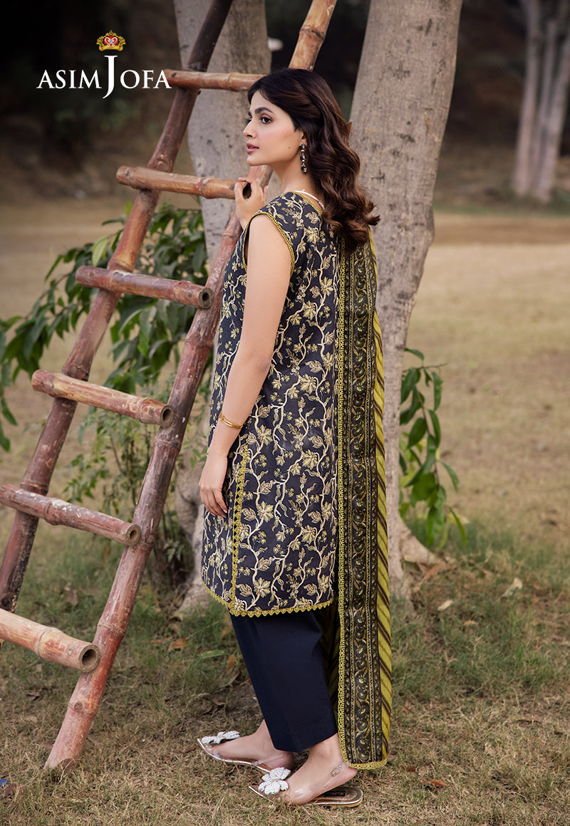 Asim Jofa | Prints Drop 2 | AJUBJ-26 by Asim Jofa - Designer Dress - Type: Ladies Clothes - Available at Libayah - 100% Original