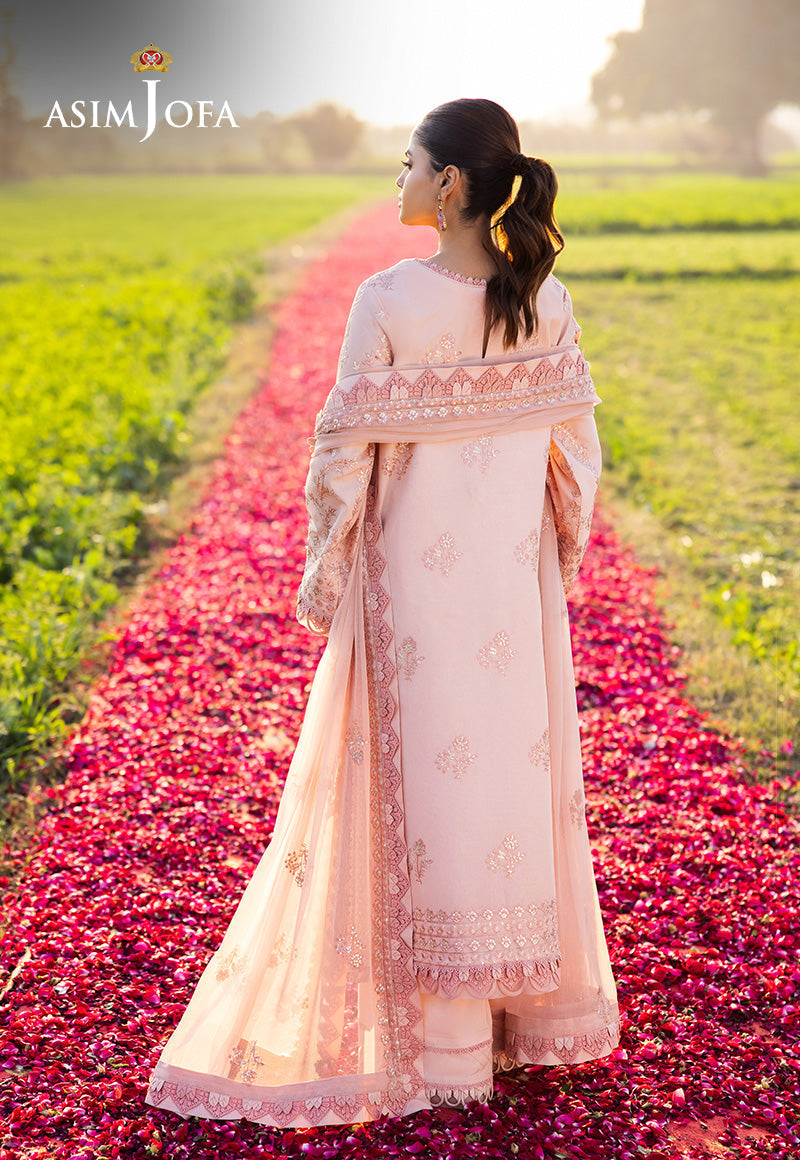 Asim Jofa | Luxury Lawn 25 | AJELL-15 by Asim Jofa - Designer Dress - Type: Ladies Clothes - Available at Libayah - 100% Original