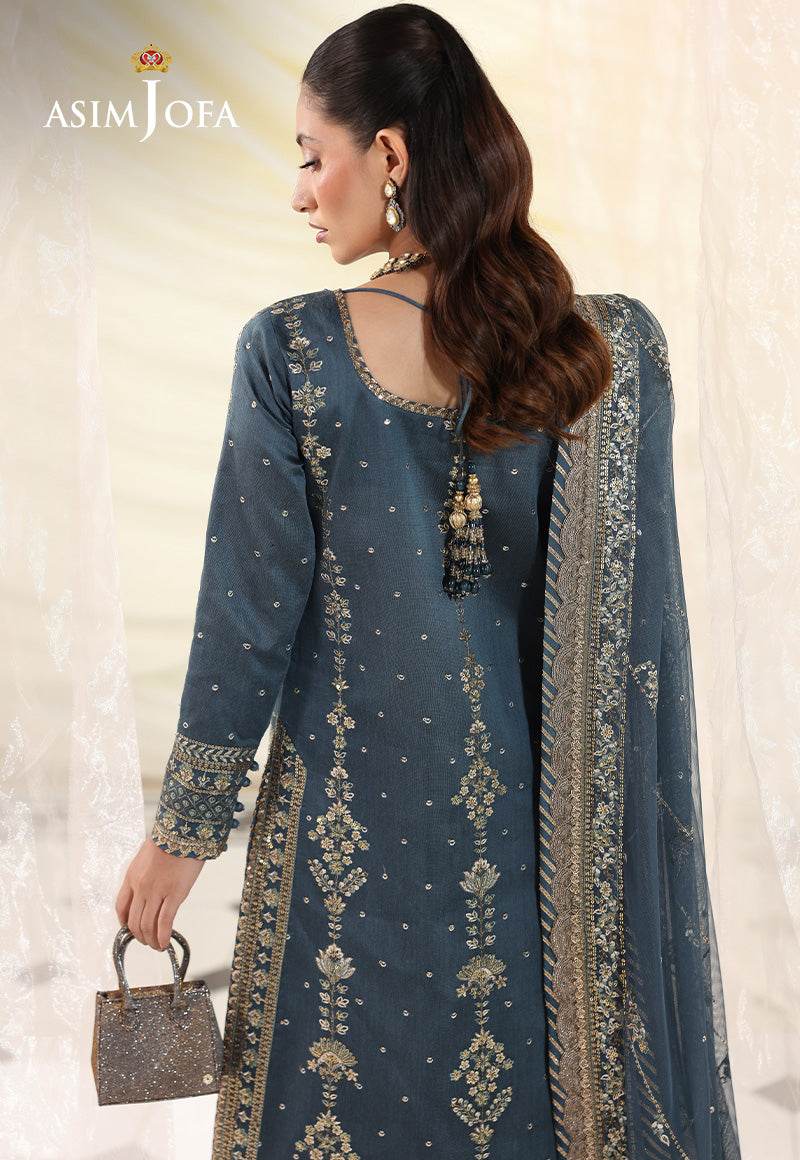 Asim Jofa | En Vogue | AJUEV-08 by Asim Jofa - Designer Dress  - Type : Ladies Clothes - Available at Libayah - 100% Original 