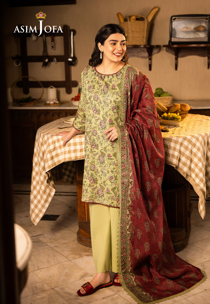 Asim Jofa | Prints Drop 2 | AJUBJ-31 by Asim Jofa - Designer Dress - Type: Ladies Clothes - Available at Libayah - 100% Original