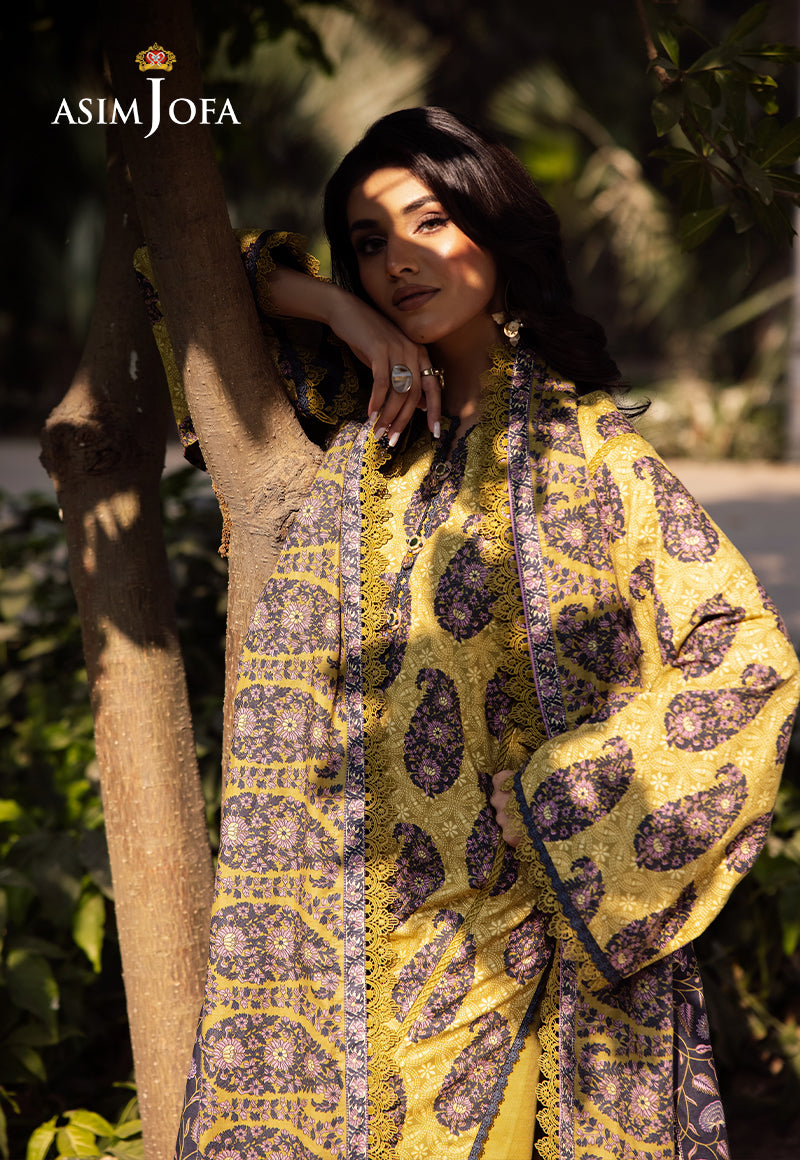 Asim Jofa | Prints Drop 2 | AJUBJ-33 by Asim Jofa - Designer Dress - Type: Ladies Clothes - Available at Libayah - 100% Original