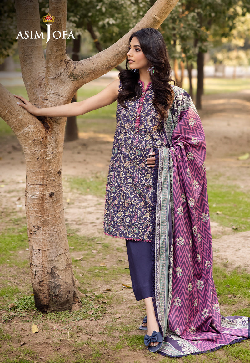 Asim Jofa | Prints Drop 2 | AJUBJ-30 by Asim Jofa - Designer Dress - Type: Ladies Clothes - Available at Libayah - 100% Original