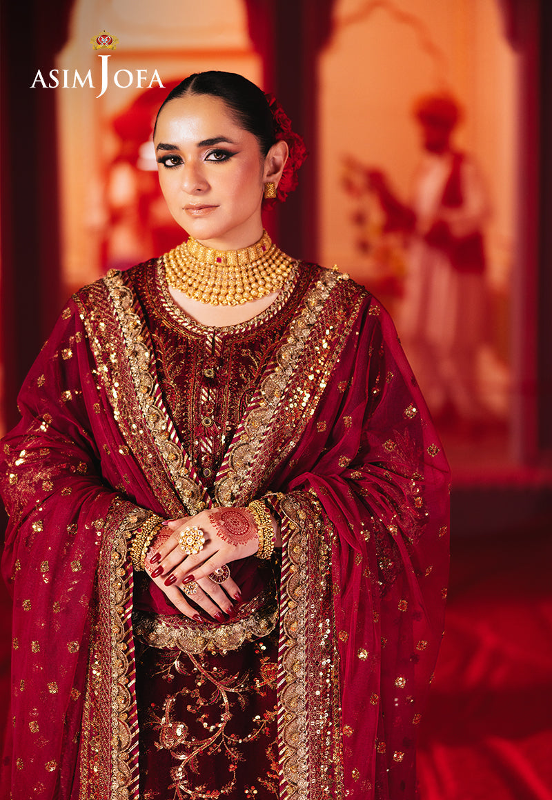Asim Jofa | Makhmal Formals | AJMV-02 by Asim Jofa - Designer Dress - Type: Ladies Clothes - Available at Libayah - 100% Original